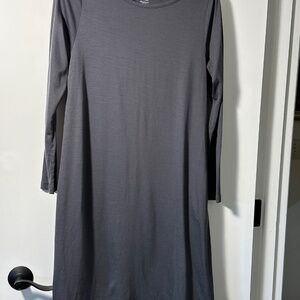 Wool& Rowena Dress Grey Size M Long